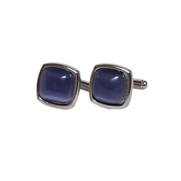 Classic Midnight Blue Textured Cufflinks
