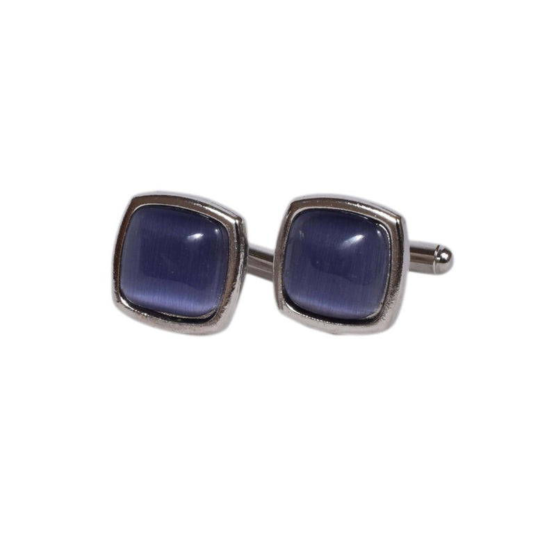 Classic Midnight Blue Textured Cufflinks