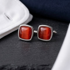 Classic Red Elegance Cufflinks