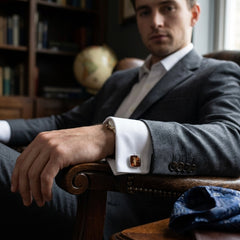 Elegant Dragonfly Motif Cufflinks