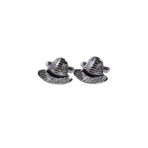 Silver Hat Cufflinks
