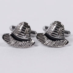 Silver Hat Cufflinks